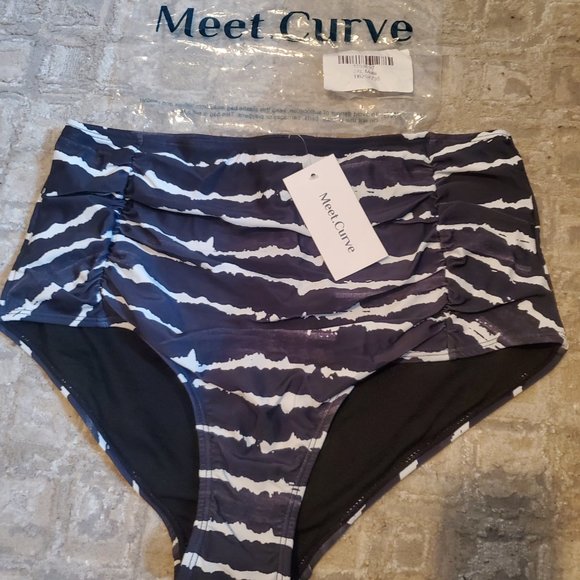 Meet Curve full coverage high waisted swim bottoms - Picture 4 of 6
